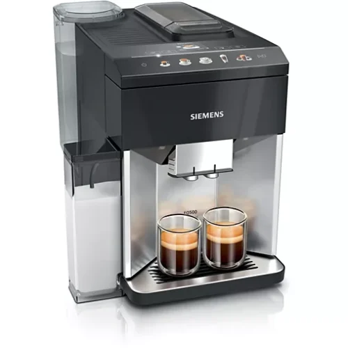 Molinillo de espresso SIEMENS EQ500 Acero inoxidable integral/Negro brillante TQ515R03