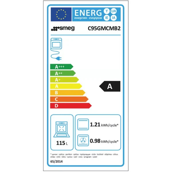 Cocina de gas SMEG C95GMCMB2 - Imagen de 3