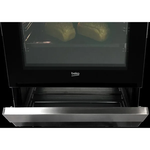 Cocina de vidrio cerámico BEKO FSE67300XCS - Imagen de 7