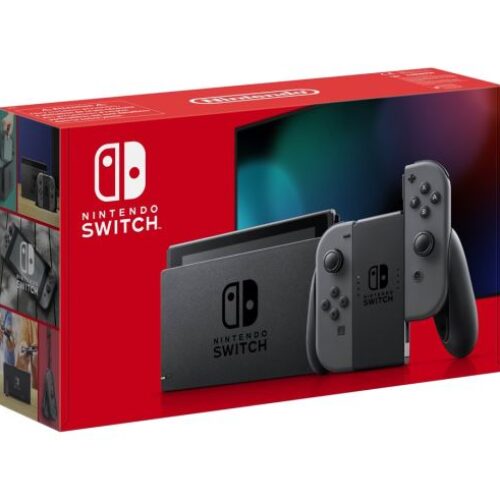Consola Nintendo Switch con un par de Joy-Con grises