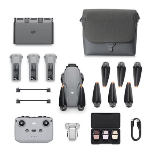 Dji Air 3S Fly More Combo RC-N3 Drone Gris y Negro