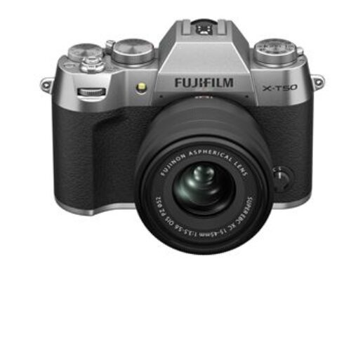 Kit de cámara sin espejo Fujifilm X-T50 Silver + XC15-45mm