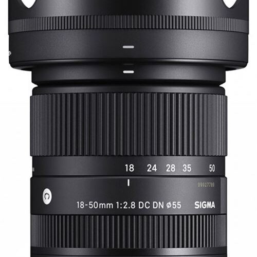 Sigma 18-50mm f/2.8 DC DN Lente sin espejo negro contemporáneo para Fuji X