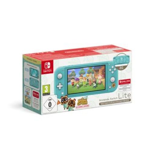 Pack de consola Nintendo Switch Lite Animal Crossing Edition (Melo Hawai) + 12 meses de suscripción a Nintendo Switch Online